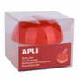 Apli Portaclips Redondo Imantado Rojo con 35 Clips